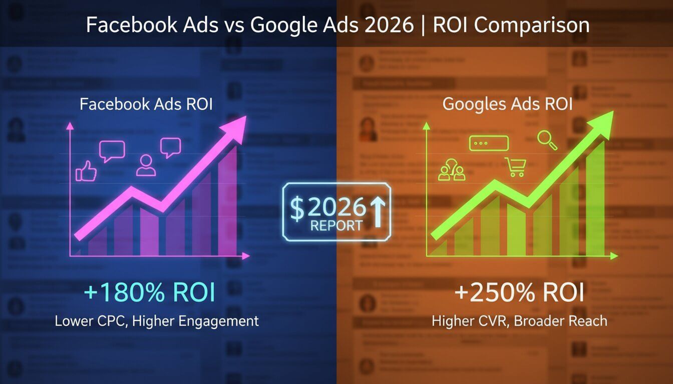 21.04 12 DIGIGROWVITY Digital Growth without Limits Facebook Ads vs Google Ads 2026 | ROI Comparison Analytics & Reporting Shopify SEO