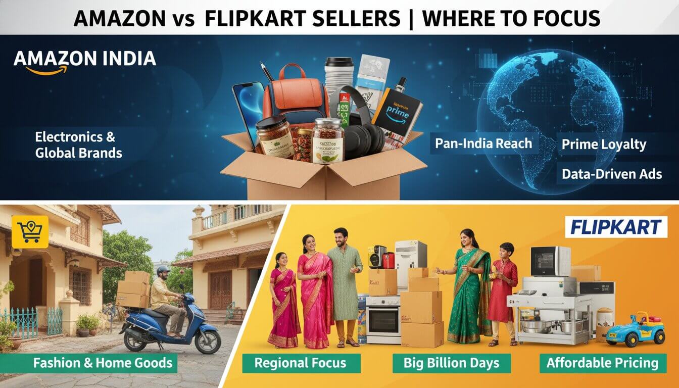 Amazon vs Flipkart sellers